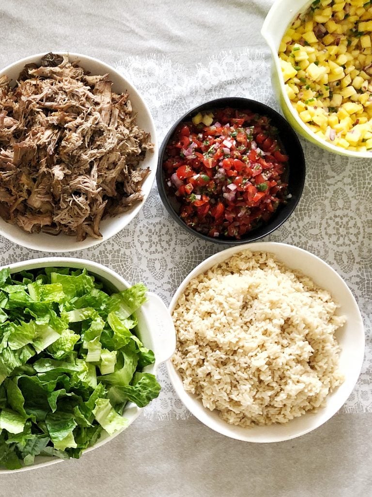 DIY Burrito Bowl Party