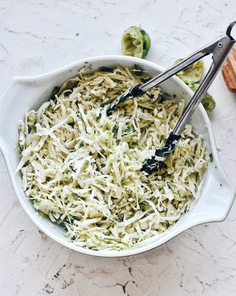 Creamy Cilantro Lime Slaw with Jalapeno The Subversive Table