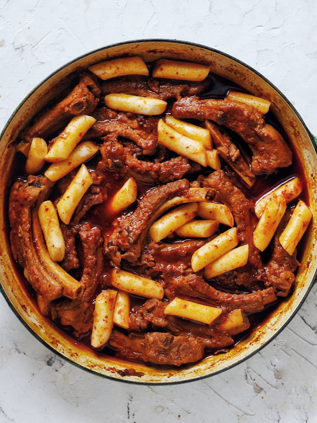 Spicy Pork Rib Galbi Jjim with Cheese The Subversive Table