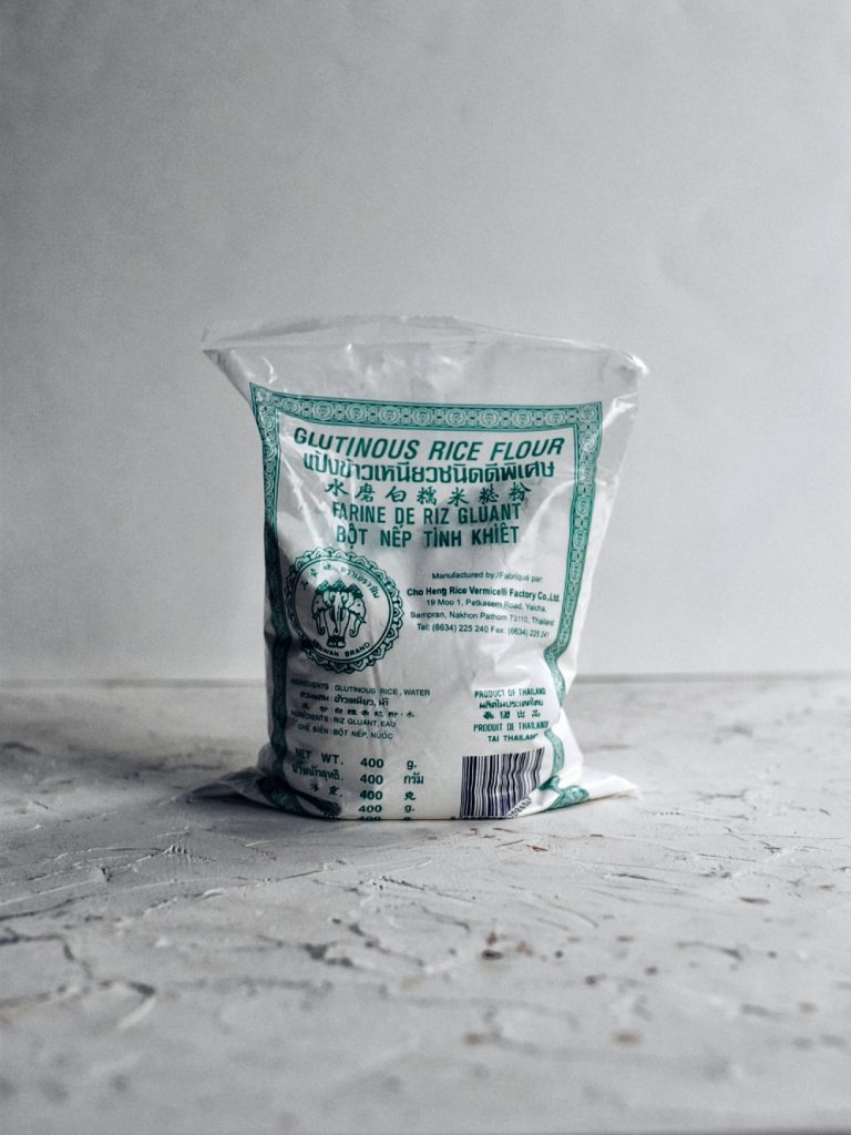 bag of glutinous rice flour