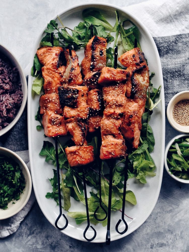 Easy Miso Maple Salmon Skewers The Subversive Table