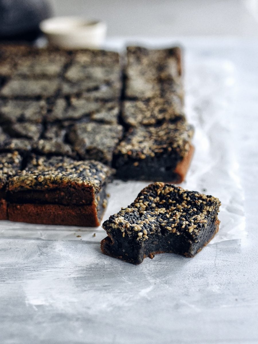 Easy Black Sesame Mochi Cake The Subversive Table