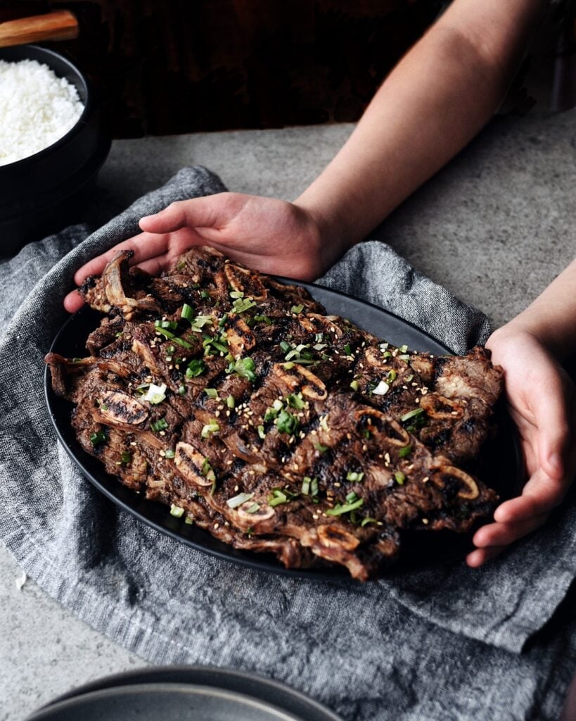 LA Galbi ( Korean BBQ Short Ribs )