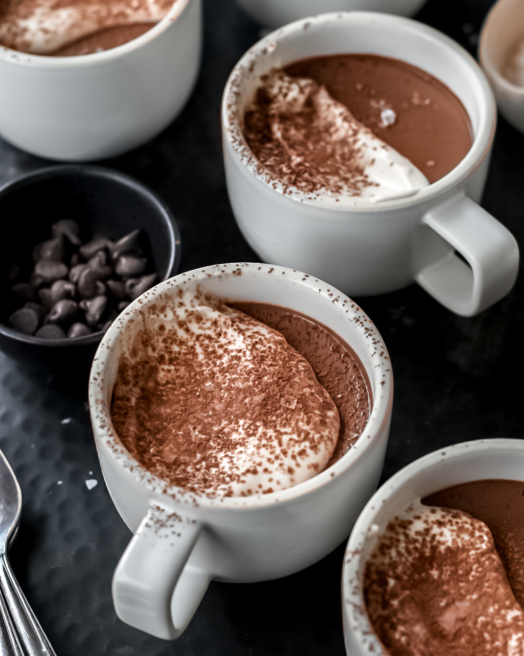 Vegan Dark Chocolate Mousse + Cashew Cream The Subversive Table