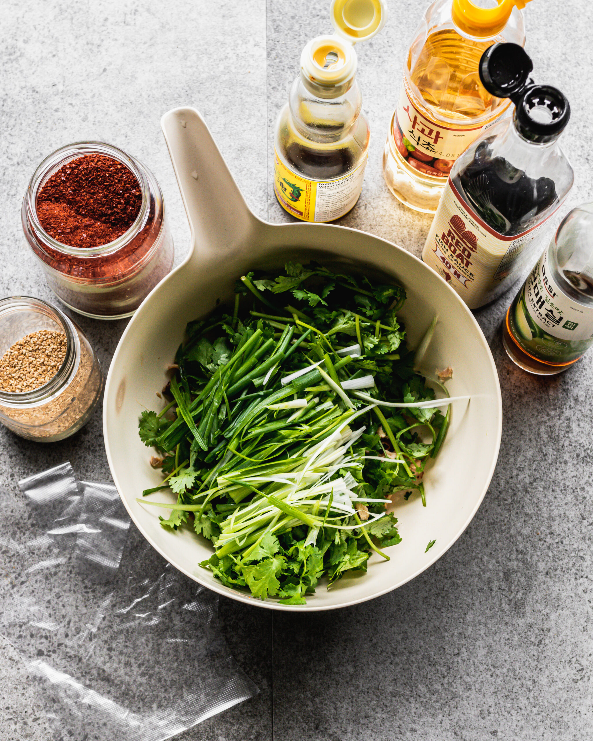 KoreanStyle Rotisserie Chicken Salad The Subversive Table