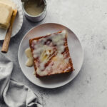 Hong Kong style Air Fryer french toast on white plate