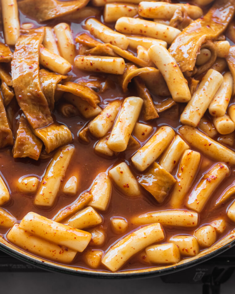 Cheese Tteokbokki (Korean Spicy Rice Cakes) The Subversive Table