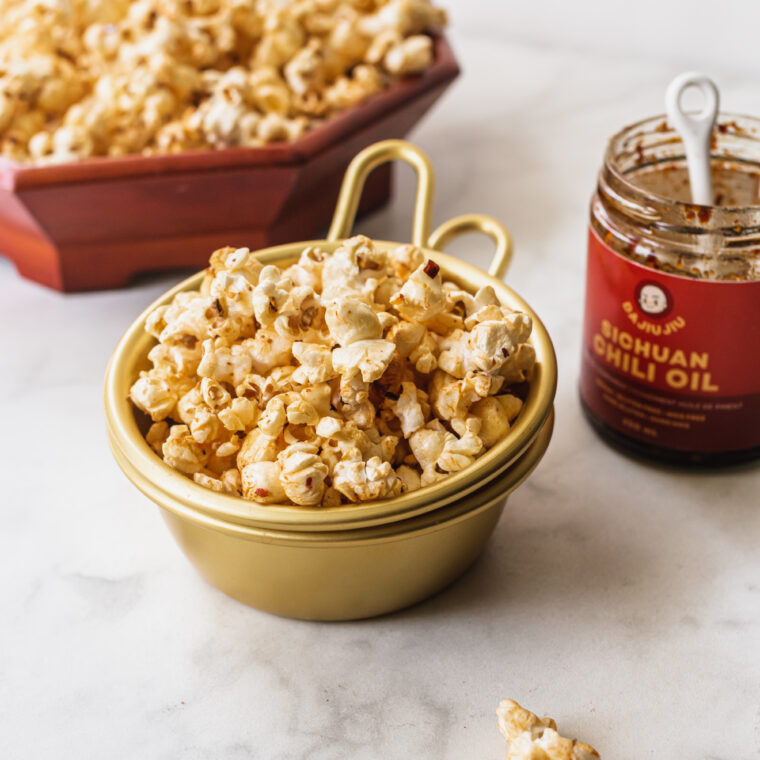 Sweet + Spicy Popcorn with Chili Oil The Subversive Table