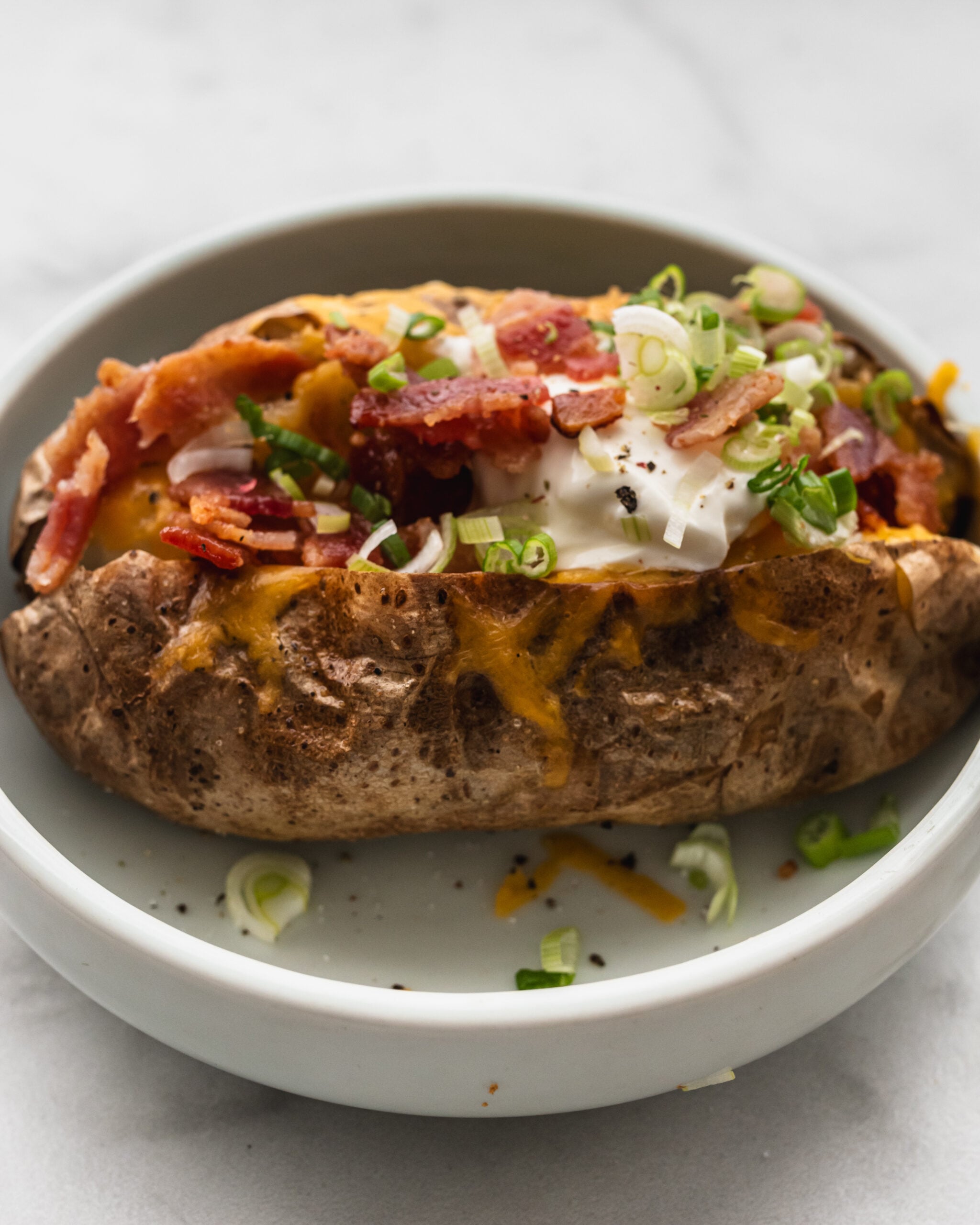 Easy Air Fryer Baked Jacket Potato | The Subversive Table