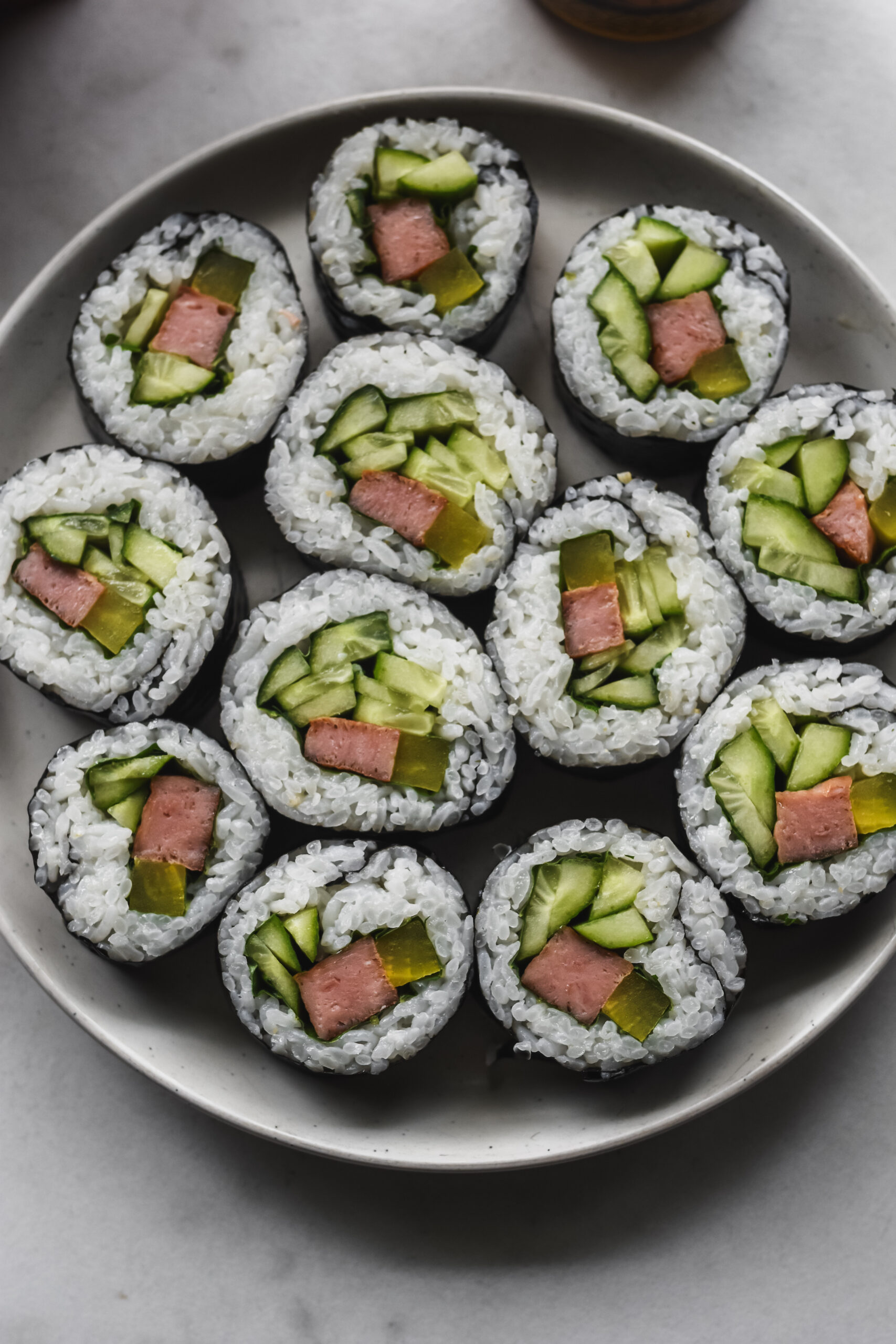 Mini Spam Rice Rolls Easy Spam Gimbap (Seaweed Rice Rolls) | The Subversive Table