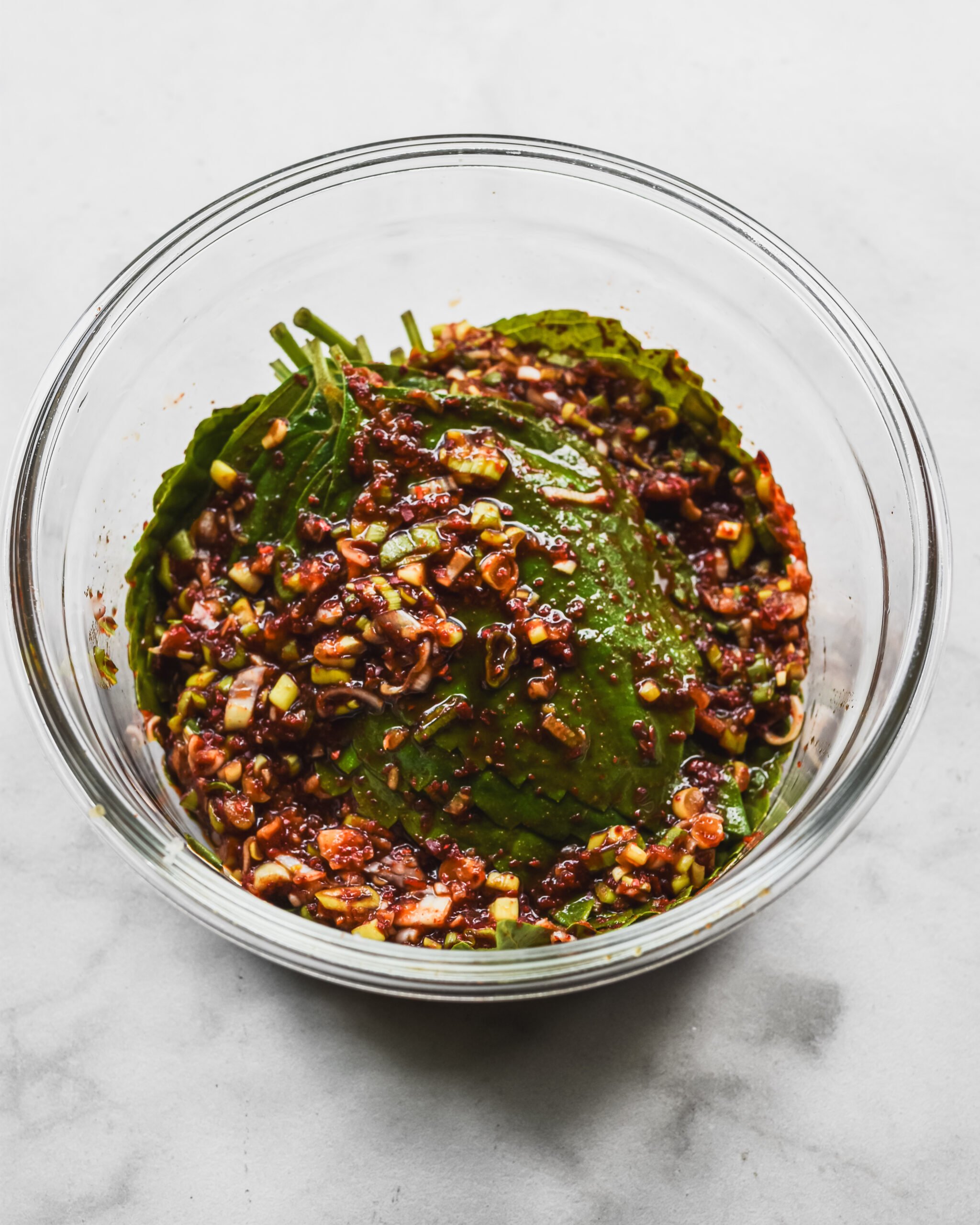 Korean Marinated Perilla Leaves (Kkaennip)-image