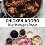 ingredients for filipino chicken adobo