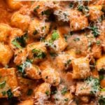 korean rose tteokbokki in creamy rose sauce