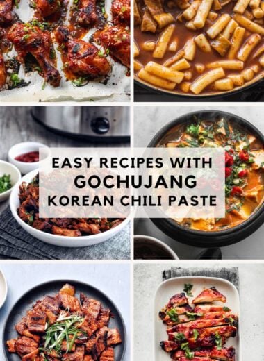 easy recipes with gochujang korean chili paste with photos of dishes