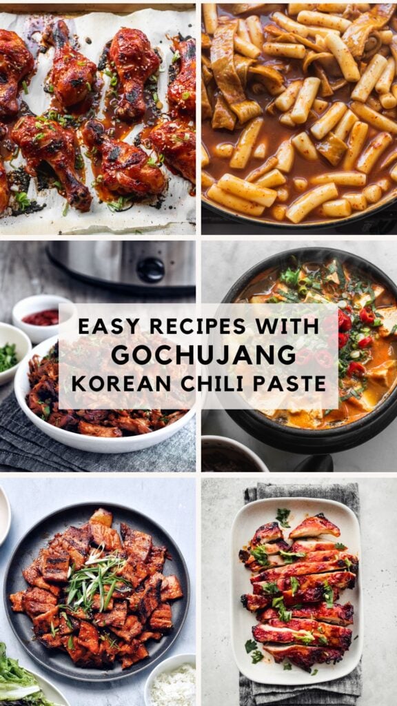 easy recipes with gochujang korean chili paste with photos of dishes